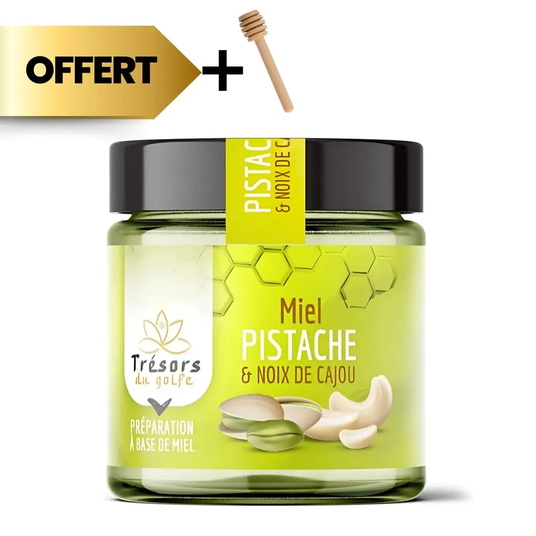 Miel Pistache et Noix de Cajou 250G trésors du golfe