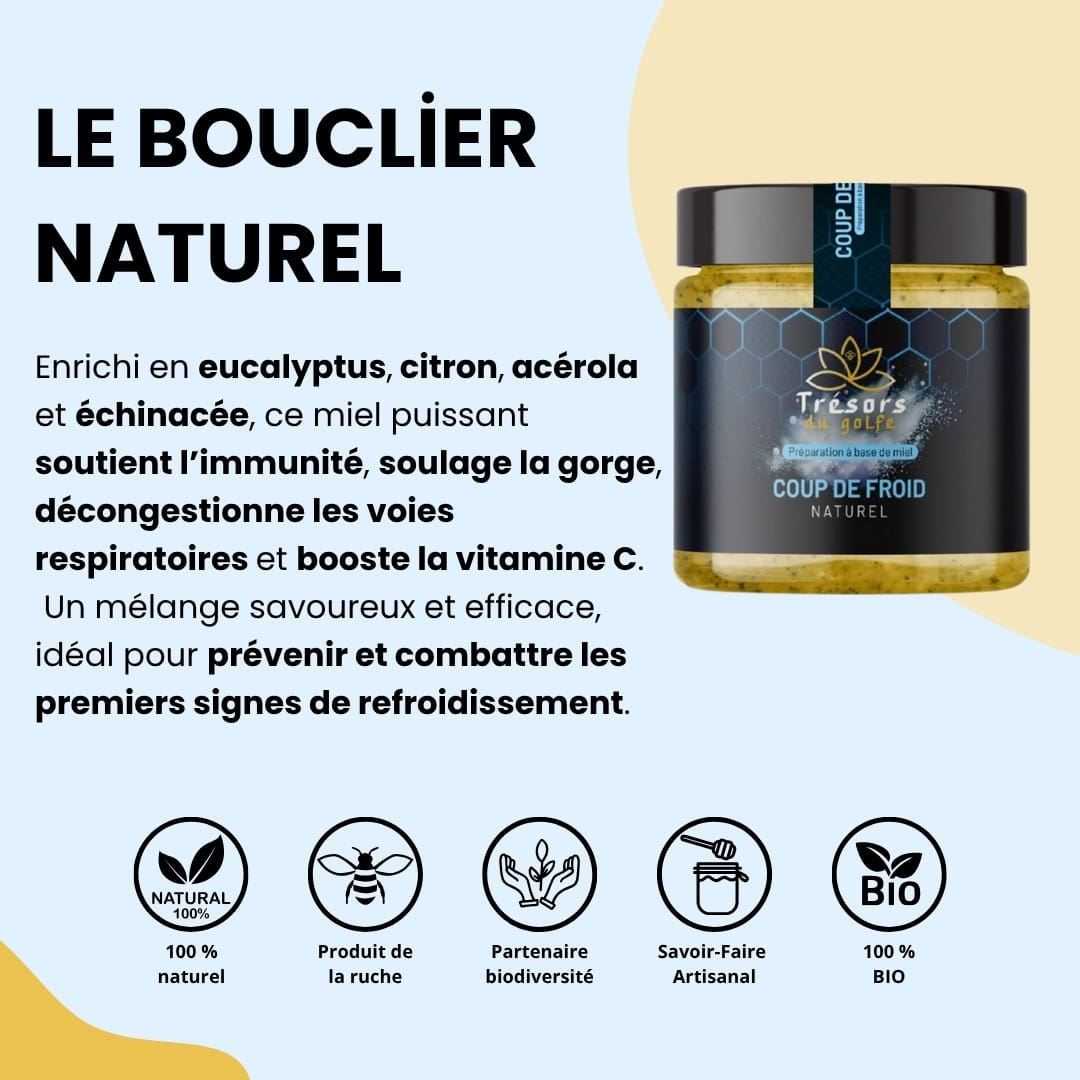 Miel Coup de Froid 250G trésors du golfe