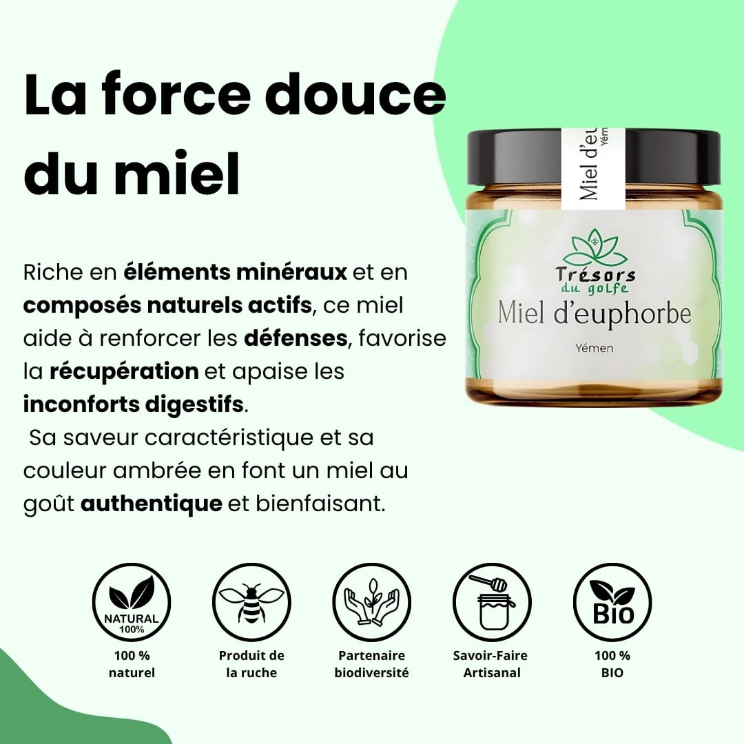 Miel d’Euphorbe du Yémen - 250G trésors du golfe