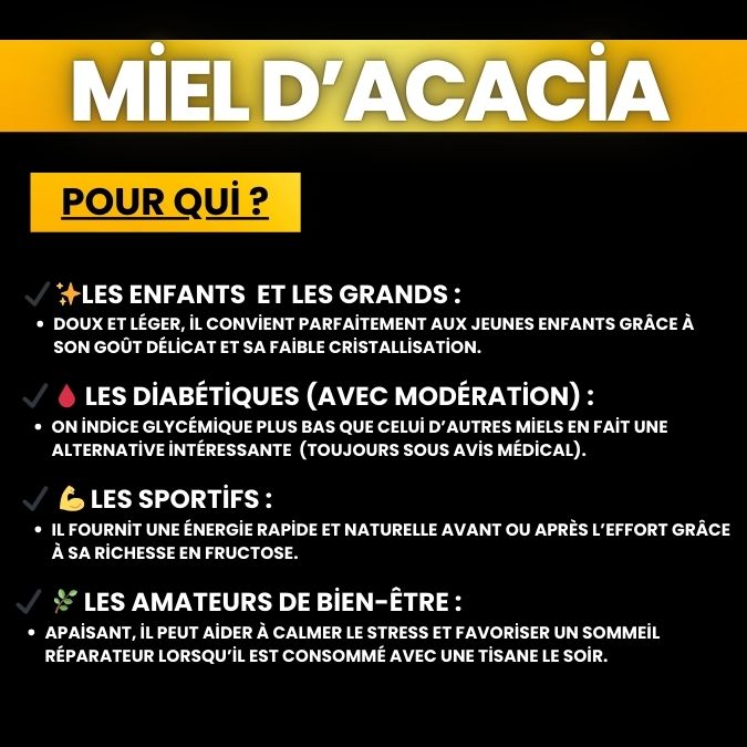 Miel d’Acacia de Hongrie 250G trésors du golfe