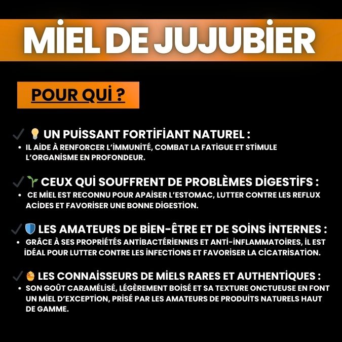 Miel de Jujubier du Pakistan (Sidr Peshawar) 250G trésors du golfe