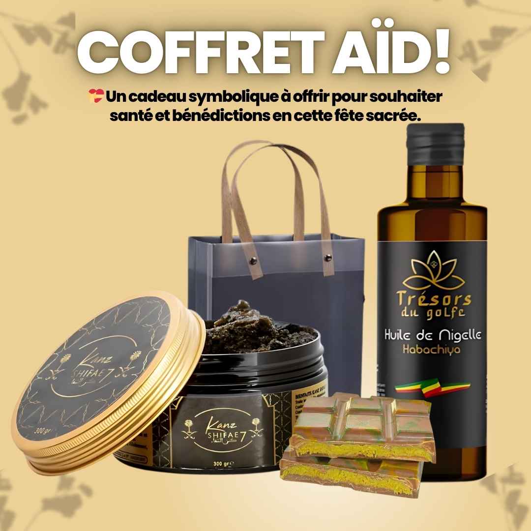 🎁 Coffret Cadeau Aïd – Santé & Délices d’Orient Miel Artisanal